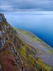 Iceland. View from Bolafjall towards Denmark during autumn. Art Print